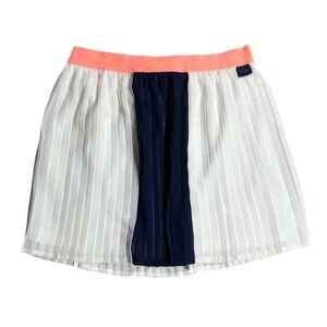 Tommy Hilfiger Girls Pleated Color Block Tennis Style Skirt, Size M (8/10)